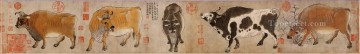  chinese - Hanhuang five cattle antique Chinese